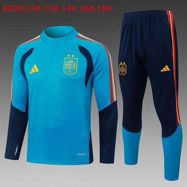 Ninos Sudadera De Training España 2026 2027 Azul 3
